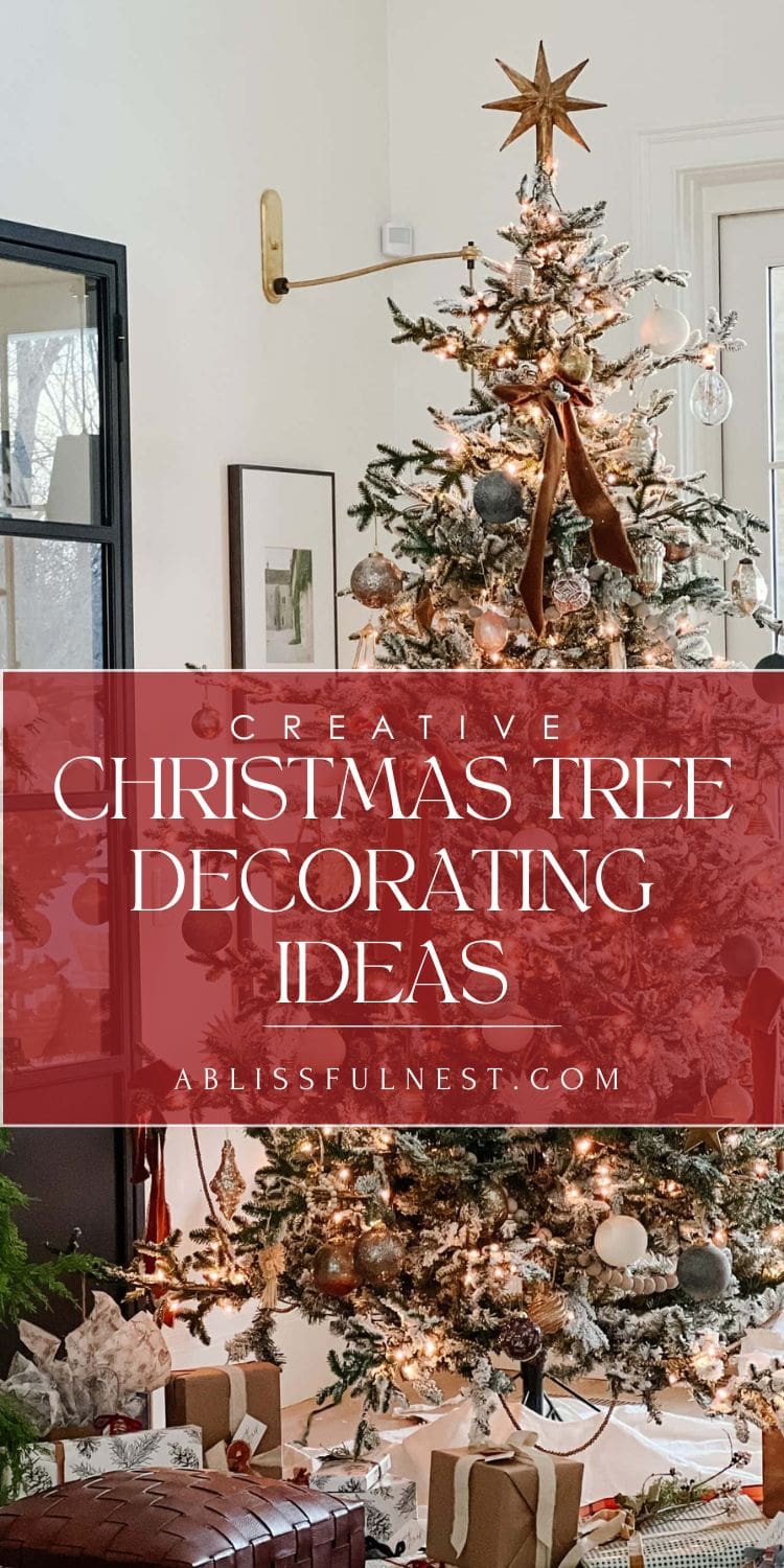 Creative Christmas Tree Decorating Ideas | A Blissful Nest