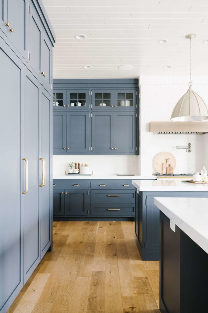 Popular Blue Kitchen Cabinet Colors | A Blissful Nest