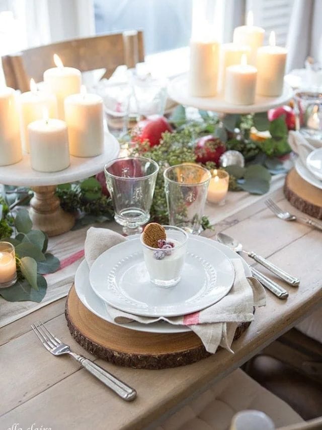 Simple Winter Table Decorations-Webstories- Cover