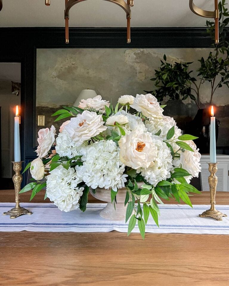 Artificial Flower Arrangements For Centerpieces | A Blissful Nest