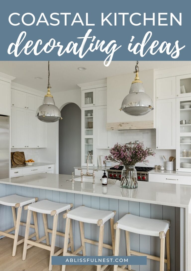 Coastal Kitchen Decorating Ideas | A Blissful Nest