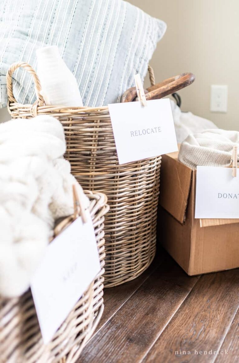 Best Decluttering Methods For Beginners | A Blissful Nest