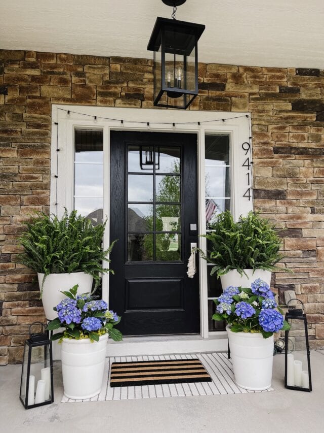 Spring Porch Decor Ideas | A Blissful Nest