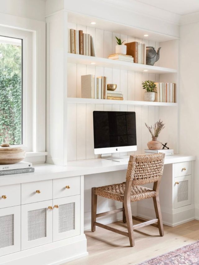 Modern Farmhouse Office Decor Ideas-Webstories- Cover