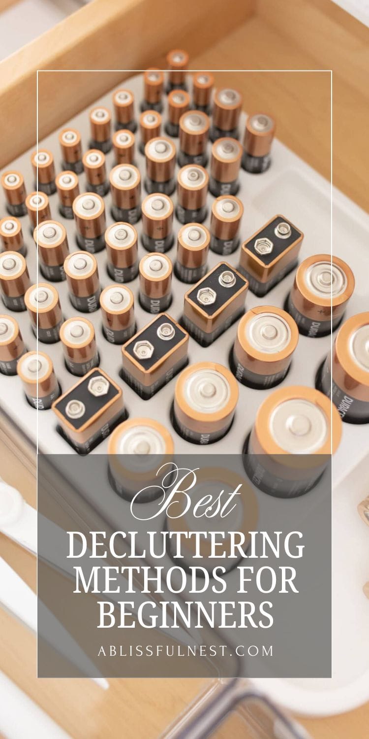 Best Decluttering Methods For Beginners | A Blissful Nest