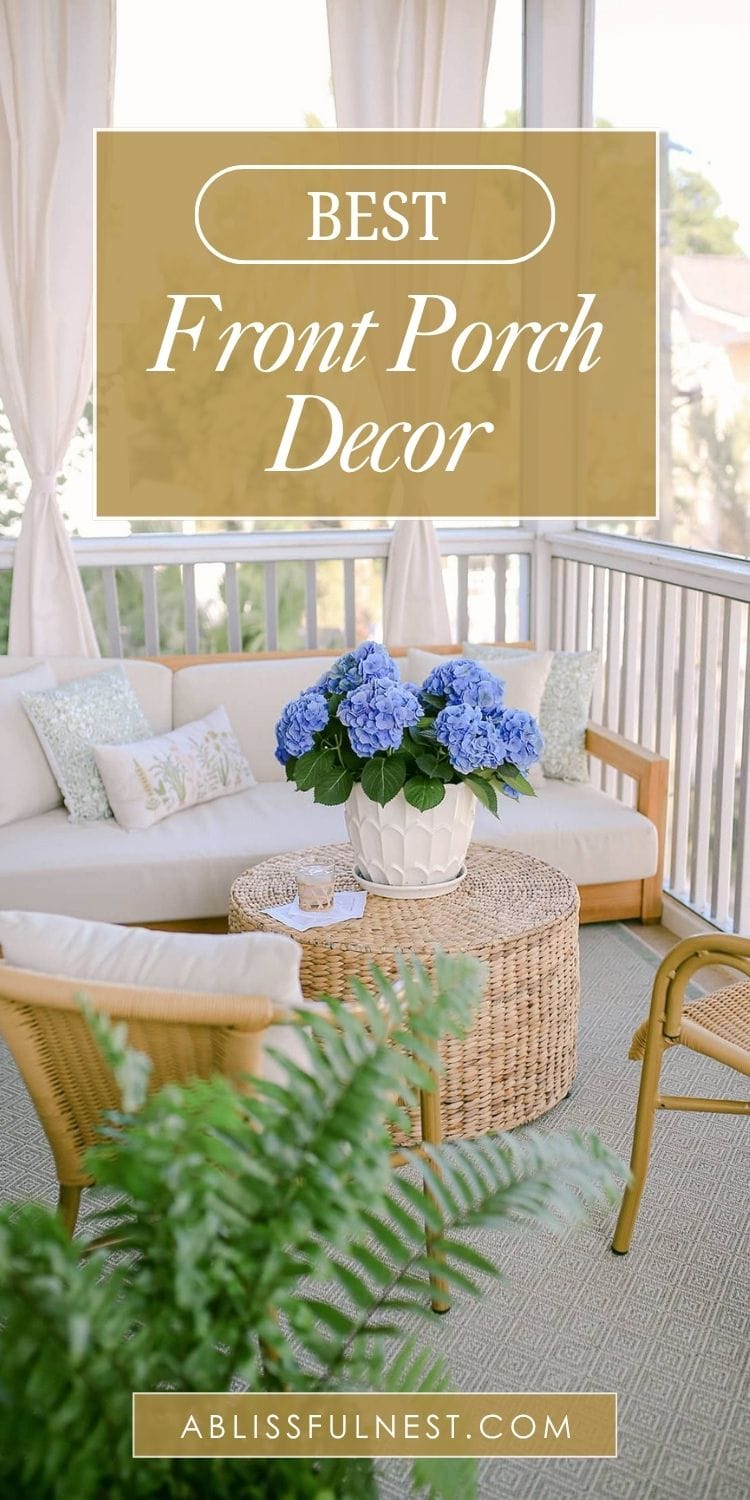 Best Front Porch Decor | A Blissful Nest