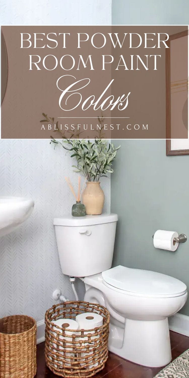 Best Powder Room Paint Colors | A Blissful Nest