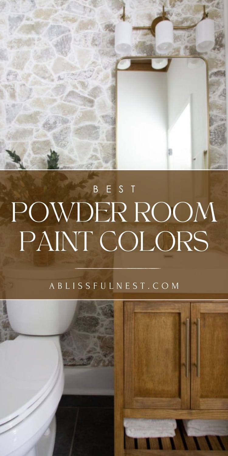 Best Powder Room Paint Colors | A Blissful Nest
