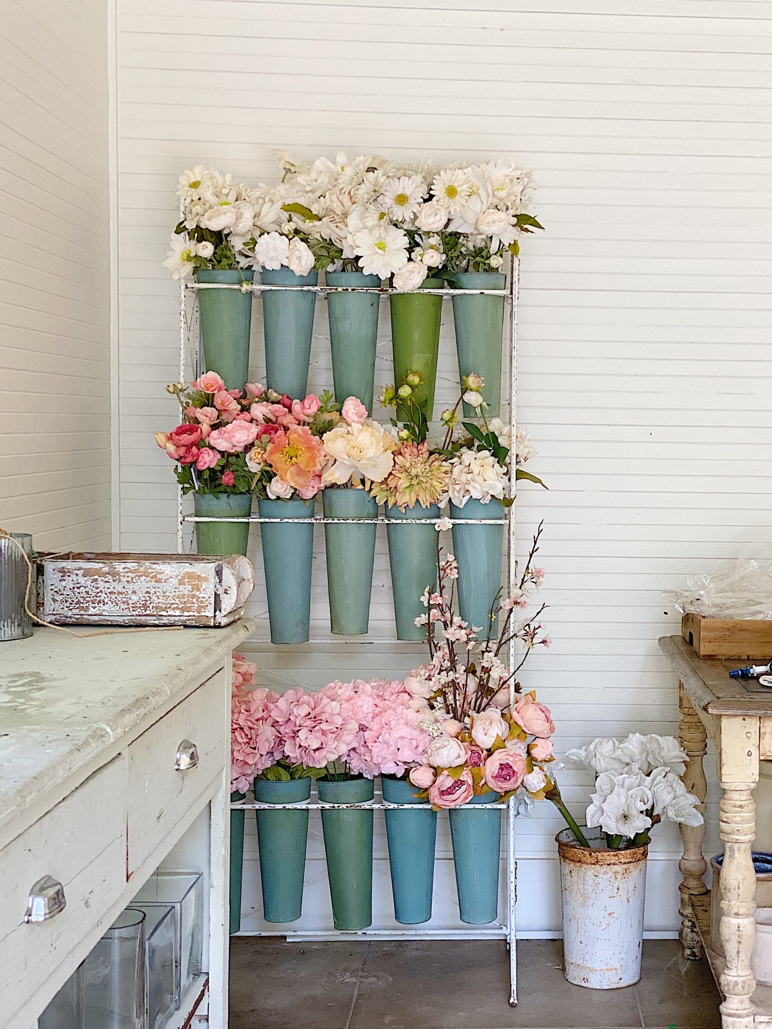 Artificial Flower Storage Ideas