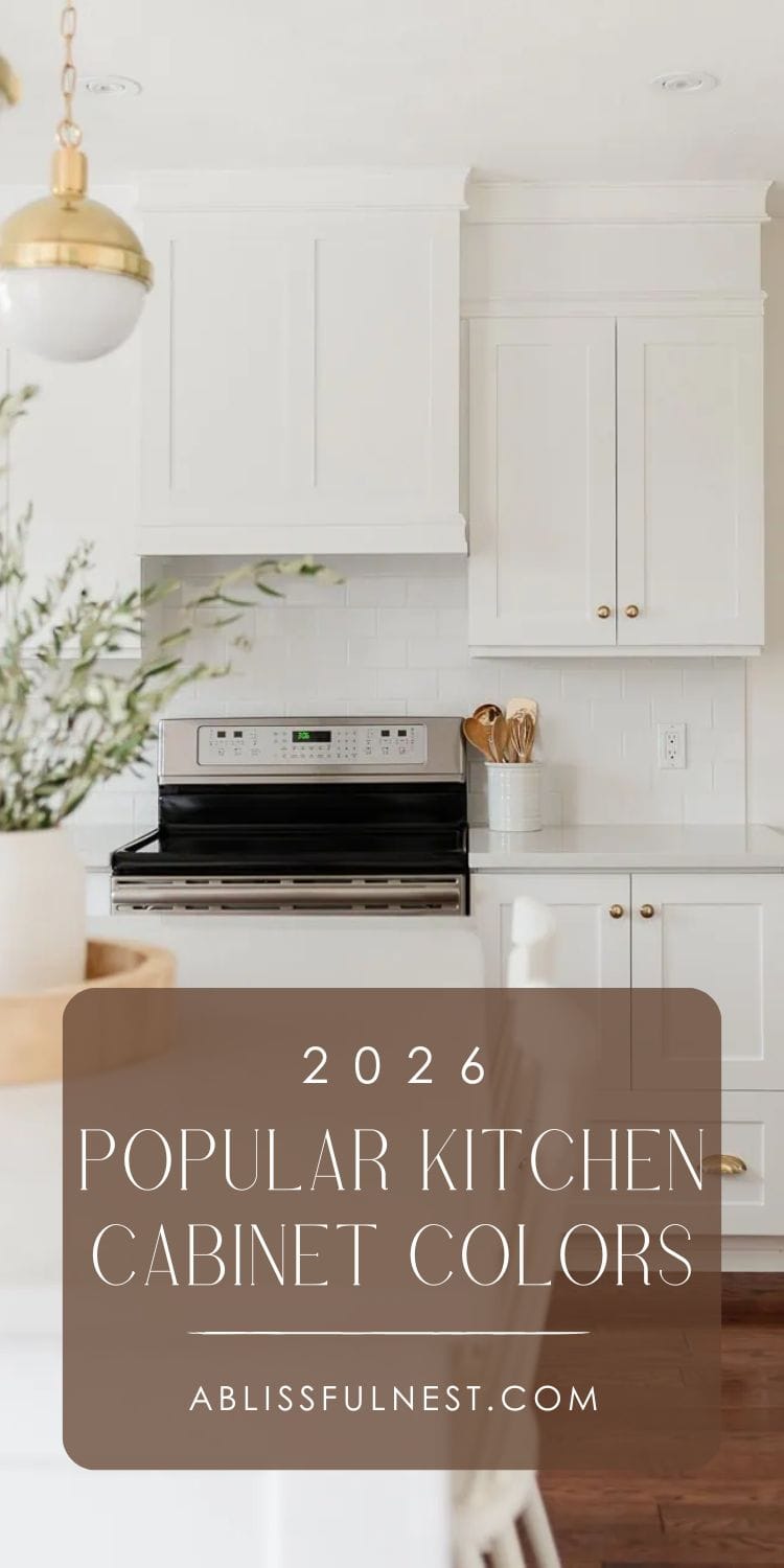 2026 Popular Kitchen Cabinet Colors | A Blissful Nest