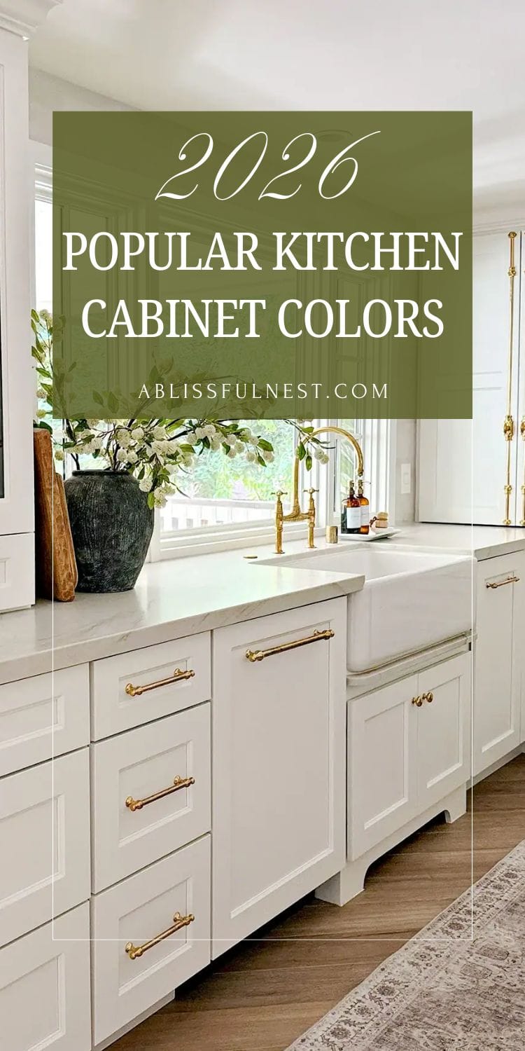 2026 Popular Kitchen Cabinet Colors | A Blissful Nest