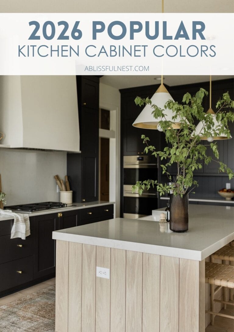 2026 Popular Kitchen Cabinet Colors | A Blissful Nest