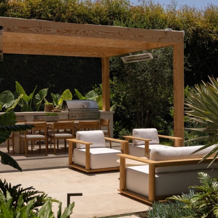 Image for Wood Pergola With Outdoor Kitchen
