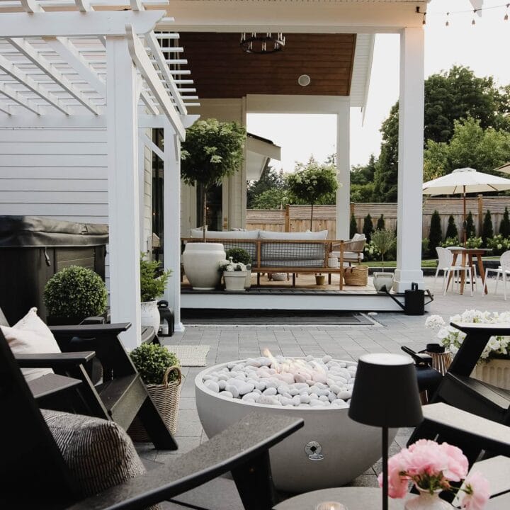 Image for Covered Patio With Fire Pit & Layered Seating