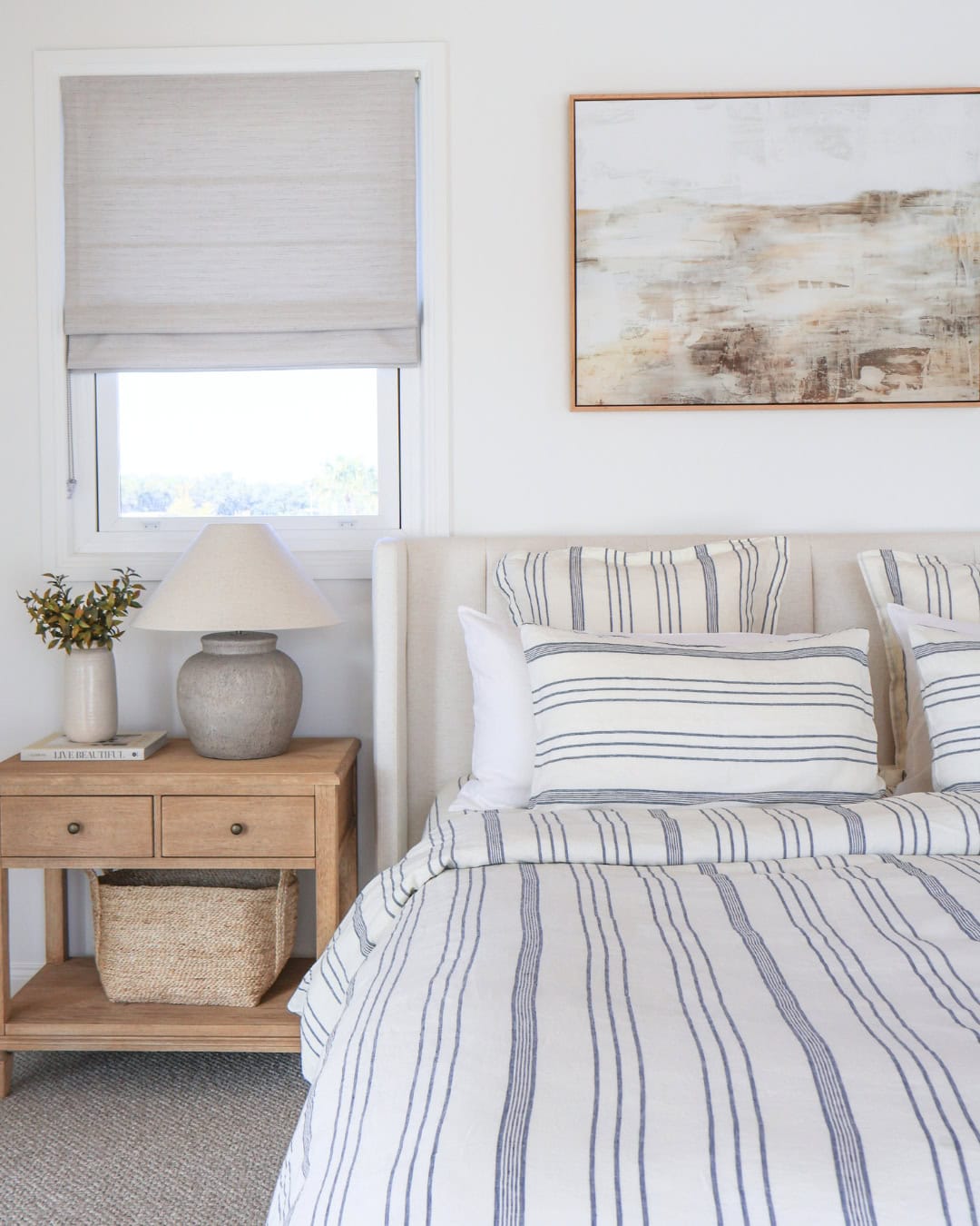 Neutral Coastal Bedroom Ideas