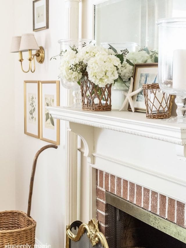 Summer Mantel Decorating-Webstories- Cover