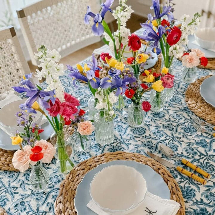 Image for Colorful Wildflower Floral Tablescape