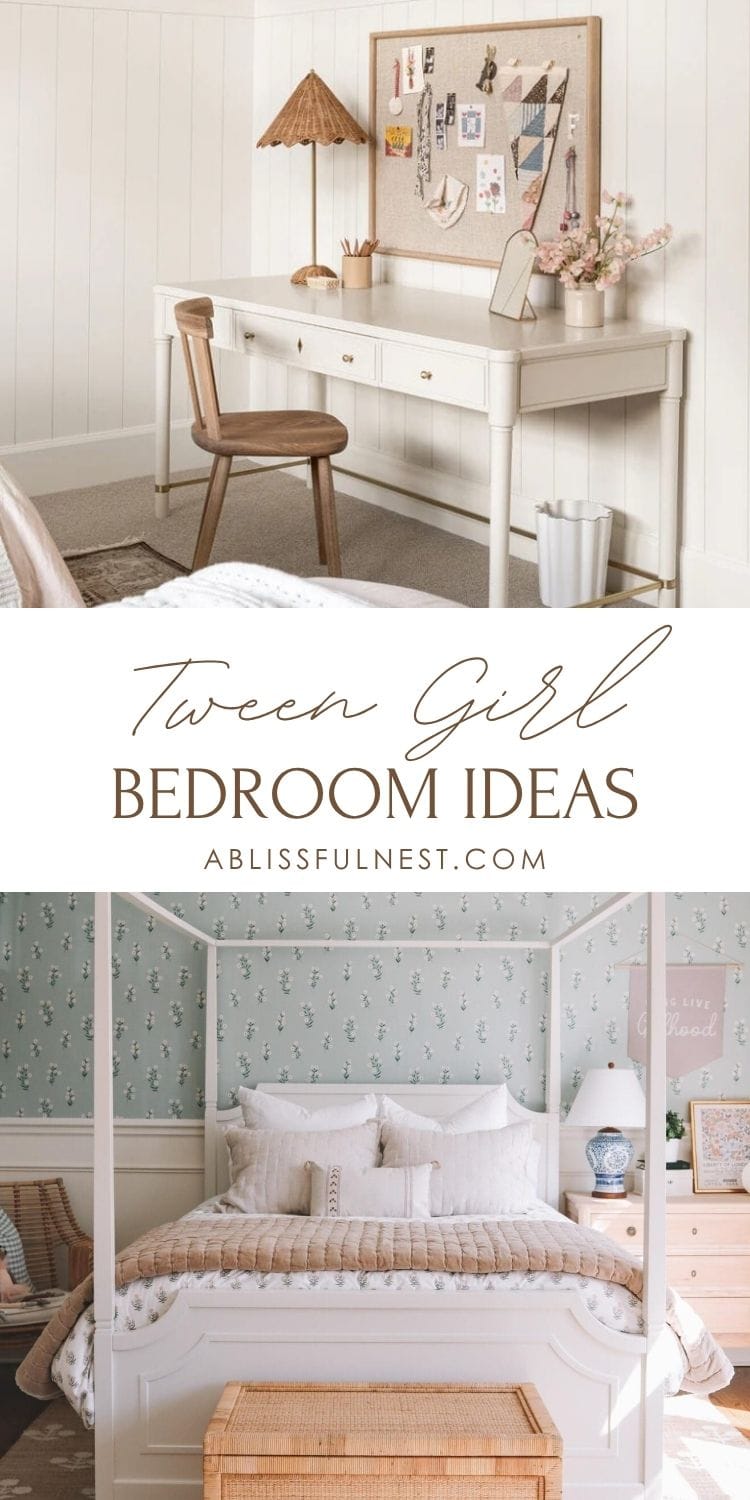 Tween Girl Bedroom Ideas | A Blissful Nest