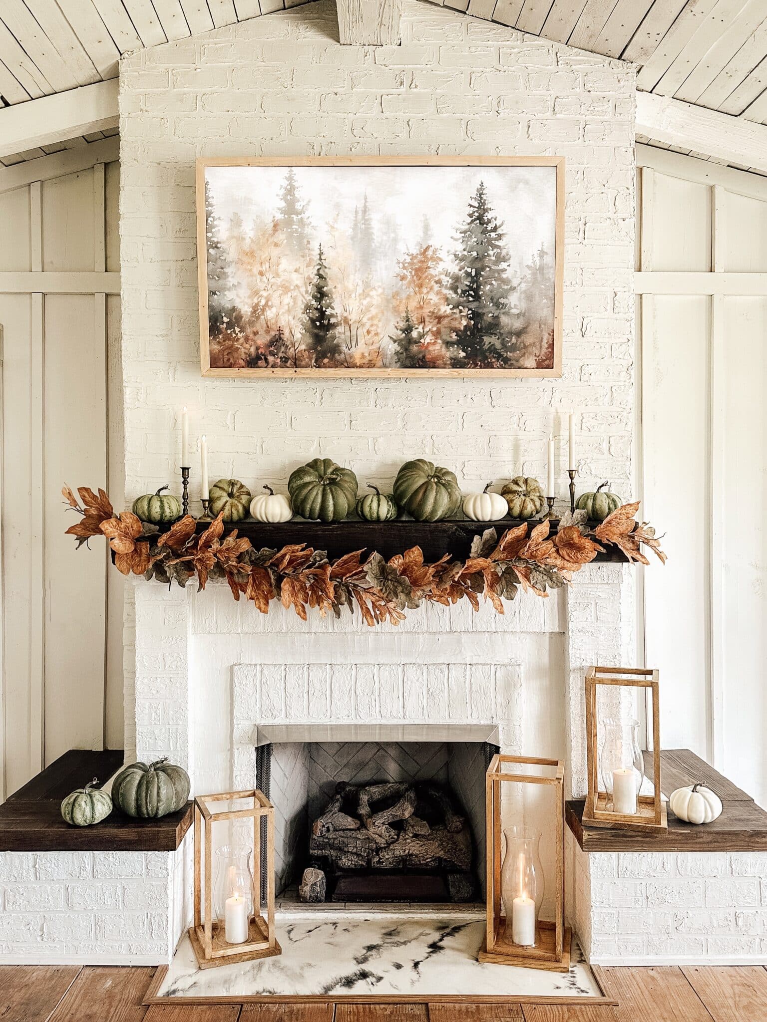 Fall Fireplace Decor Ideas for a Warm, Cozy Home