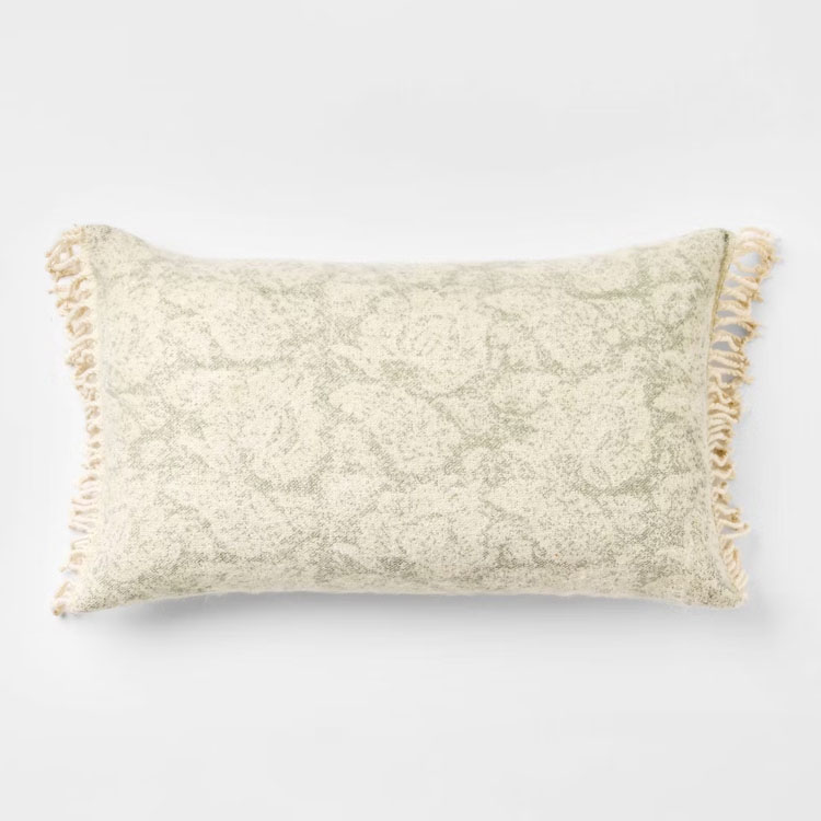 This fall floral pillow is a must have this season! #ABlissfulNest