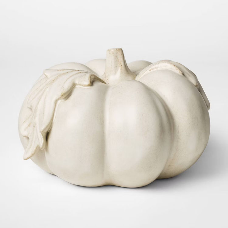 This ceramic pumpkin will be a hot buy this fall for your home! #ABlissfulNest