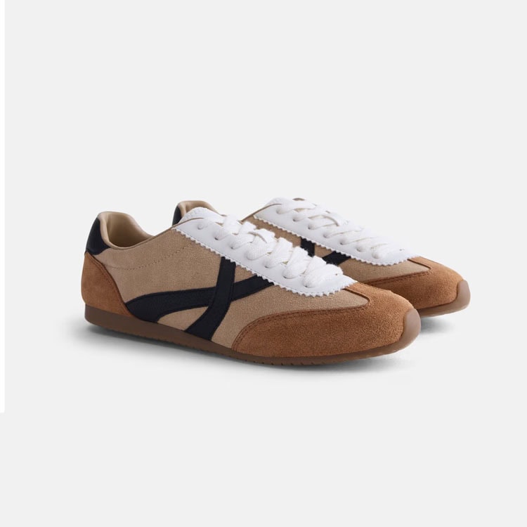 These suede-inspired sneakers are such a good price and will become a fall staple! #ABlissfulNest