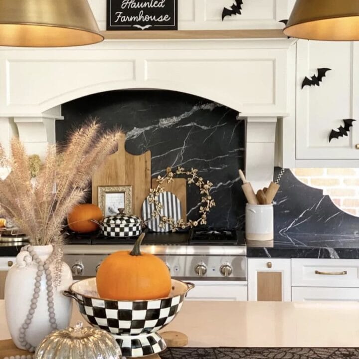Image for Checkerboard Bowl, Metallic Accents & Flying Bats