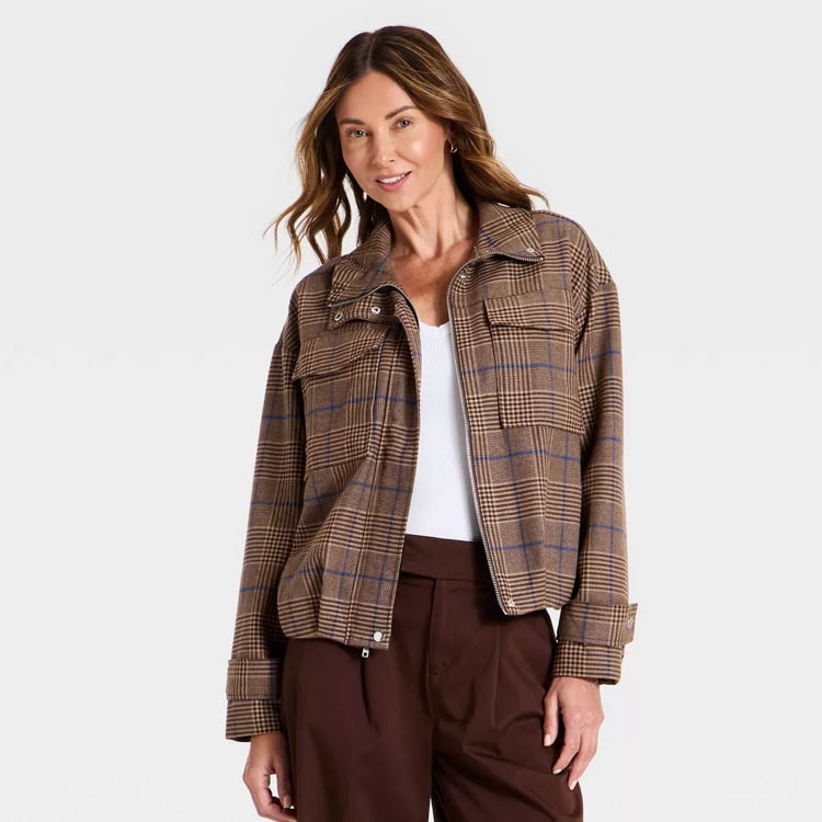 This plaid fall jacket is a must have this season! #ABlissfulNest
