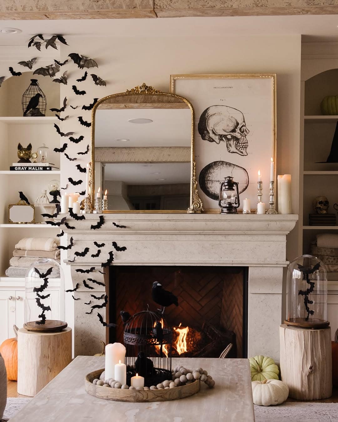 Living Room Halloween Decorations for a Spooky Cozy Look