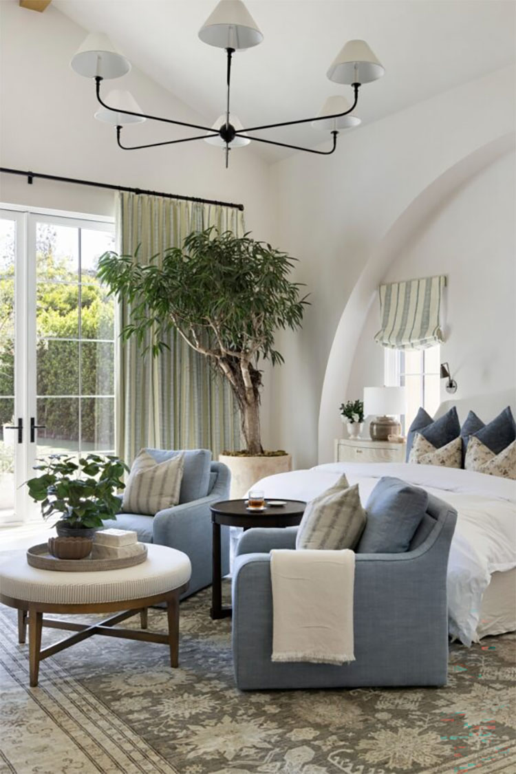 This bedroom designed by Bria Hammel Interiors is so stunning! #ABlissfulNest